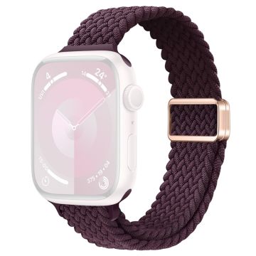 Apple Watch Series 49mm - 45mm - 44mm - 42mm kellohihna Punottu nailonhihna - Crimson Kirsikka