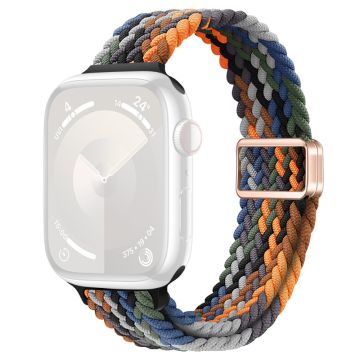 Apple Watch Series 49mm - 45mm - 44mm - 42mm kellohihna Punottu nailonhihna - Camo Monivärinen