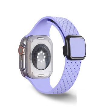 Apple Watch Series 49mm - 45mm - 44mm - 42mm silikoniranneke - Lilac