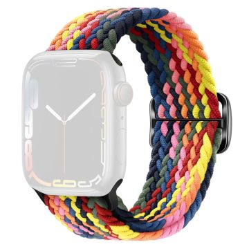 KALEBOL Apple Watch Series 49mm - 45mm - 44mm - 42mm Nylon punottu kellohihna - Monivärinen