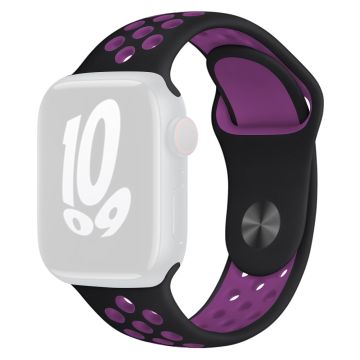 KALEBOL S / M Apple Watch Series 49mm - 45mm - 44mm - 42mm ranneke - Musta + Violetti