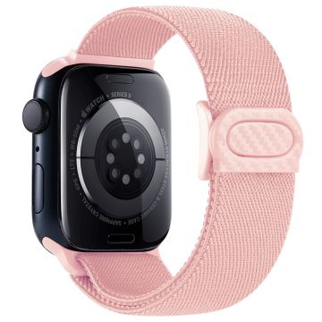 Apple Watch Series 49mm - 45mm - 44mm - 42mm Nylon-kelloranneke - Pinkki