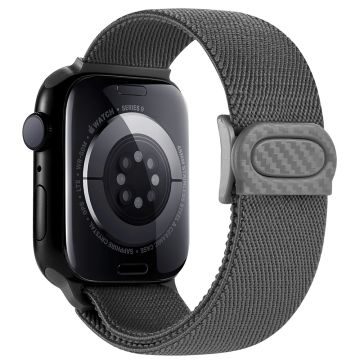 Apple Watch Series 49mm - 45mm - 44mm - 42mm Nylon-kelloranneke - Harmaa