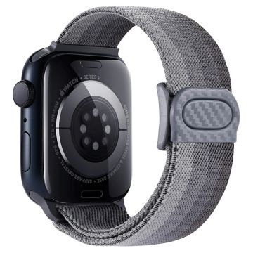 Apple Watch Series 49mm - 45mm - 44mm - 42mm Nylon-kelloranneke - Gradientti Harmaa