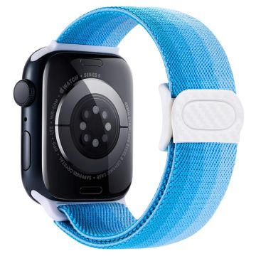 Apple Watch Series 49mm - 45mm - 44mm - 42mm Nylon-kelloranneke - Gradientti Sininen