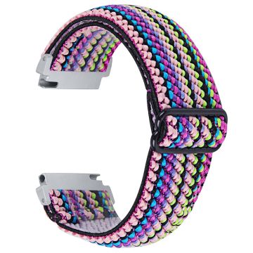 Verizon GizmoWatch 2 korvaava Nylon-kellohihna Jacquard Elastinen rannehihna - Tyyli E