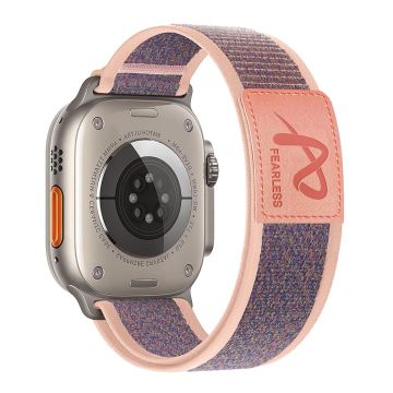 Apple Watch Series 49mm - 45mm - 44mm - 42mm nailonranneke - Pinkki