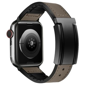 Apple Watch Series 49mm - 45mm - 44mm - 42mm kellonauha magneettisolki - Tan