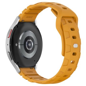 Huawei Watch GT 3 42mm / GT 3 Pro 43mm silikoniranneke 20mm panssarikellon hihnan vaihto - Keltainen