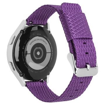 Huawei Watch GT 3 42mm / Watch GT 3 Pro 43mm rannehihna 20mm Tekstuuri Nylon rannehihna - Violetti / Violetti