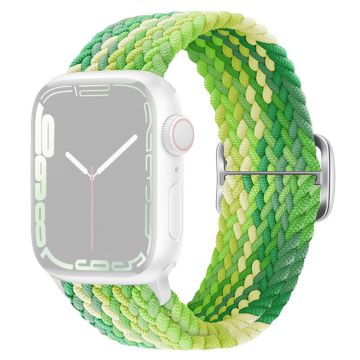 Apple Watch Ultra 2 Ultra 49mm / 9 8 7 45mm / 6 5 4 SE (2023) SE (2022) SE 44mm / 3 2 1 42mm hihna Nylon punottu kellonauha - Lime