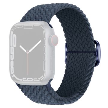 Apple Watch Ultra 2 Ultra 49mm / 9 8 7 45mm / 6 5 4 SE (2023) SE (2022) SE 44mm / 3 2 1 42mm hihna Nylon punottu kellonauha - Tummansininen