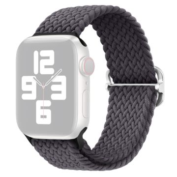 Apple Watch Ultra 2 Ultra 49mm / 9 8 7 45mm / 6 5 4 SE (2023) SE (2022) SE 44mm / 3 2 1 42mm hihna Nylon punottu kellonauha - Avaruuden Harmaa