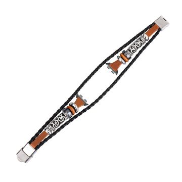 Honor bändi 9 korvaava bandstylish Retro Style Watchstrap - Ruskea