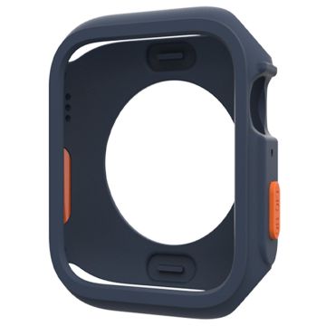 Apple Watch Series 4 / 5 / 6 / SE / SE (2022) 44mm / 7 / 8 / 9 45mm pudotussuoja Joustava Watch Frame Case - Sininen