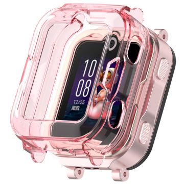 Huawei Children's Watch 4 Pro Watch Case Half-Cover Flexible Protective Cover - Transparent Pink