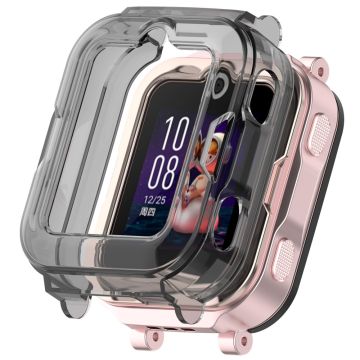 Huawei Children's Watch 4 Pro Watch Case Half-Cover Flexible Protective Cover - Transparent Black