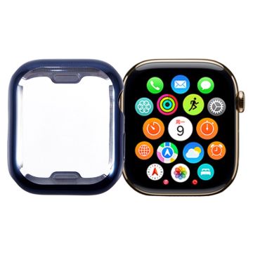 Apple Watch SE (2023) / SE (2022) / SE / Series 6 / 5 / 4 44mm Watch Case Galvanointi Full Coverage TPU Suojakuori - Keskiyön Sininen