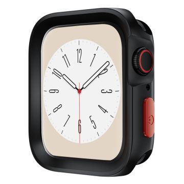 Apple Watch Series 6 / 5 / 4 / SE (2022) / SE (2023) / SE 44mm Watch Case Anti-drop ontto joustava katsella kehys - Matta Musta