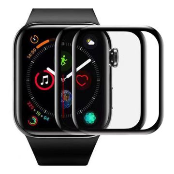 2-pack pehmeä suojakalvo Apple Watch Series 4 / 5 / 6 / SE (2022) / SE (2023) / SE 44mm näytön suojus ja asennustyökalu