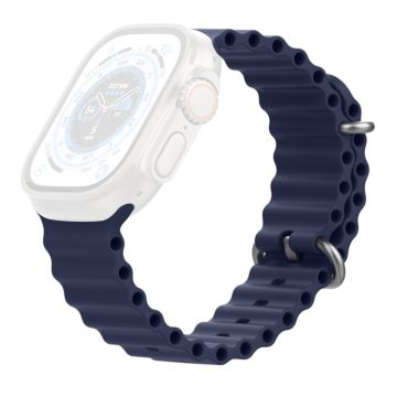 AHASTYLE WG102 Apple Watch Series 49mm - 45mm - 44mm - 42mm kellohihna - Keskiyön Sininen