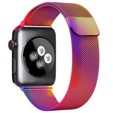 AHASTYLE WG42-1 Apple Watch Series 49mm - 45mm - 44mm - 42mm Milanese-kellohihna - Monivärinen