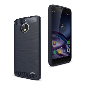 Motorola Moto E4 laadukas suojakuori - Tummansininen