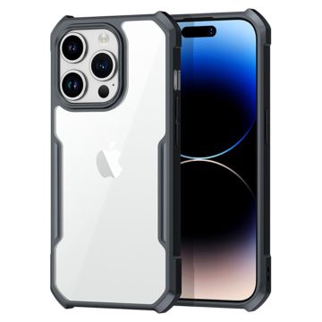 Iskunkestävä hybridikotelo iPhone 15 Pro - Musta