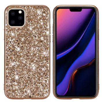 Glitter iPhone 11 Pro kuoret - Kulta