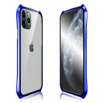 Luphie Bat iPhone 11 Pro Alu-puskuri + lasi - Sininen