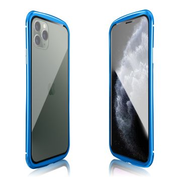 Luphie Wasp iPhone 11 Pro Alu-puskuri + lasi - Sininen