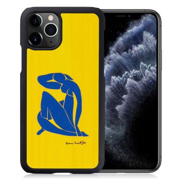 Man&Wood premium-kotelo iPhone 11 Pro - Nu Bleu