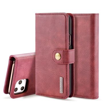 DG.MING iPhone 11 Pro 2-in-1 Wallet kotelot - Viininpunainen