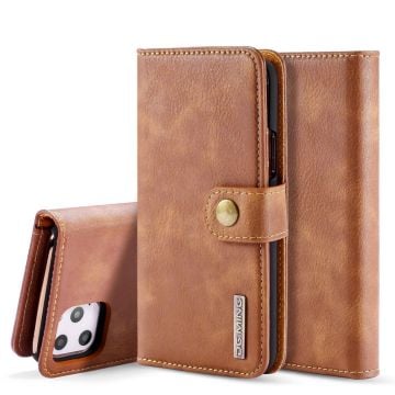 DG.MING iPhone 11 Pro 2-in-1 Wallet kotelot - Ruskea