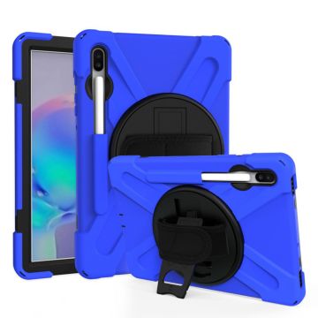 Samsung Galaxy Tab S6 X-Shape combo case - Sininen