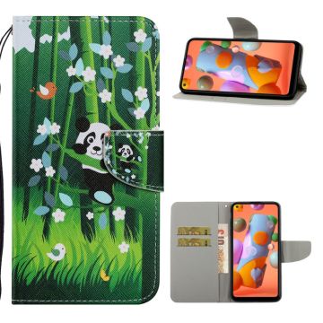 Wonderland Samsung Galaxy A21 flip kuoret - Panda