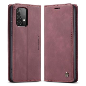 CaseMe Samsung Galaxy A52 5G vintage-kotelo - Punainen