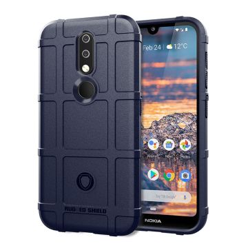 Nokia 4.2 anti-shock neliön muotoinen kotelo - Sininen