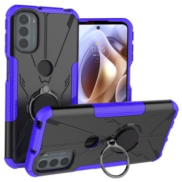 Magneettikannattimella varustettu potkulaudan suojus Motorola Moto G41 / G31 - Violetti