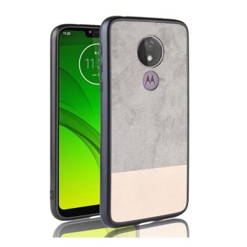 Motorola Moto G7 Play kaksivärinen yhdistelmäkotelo - Harmaa