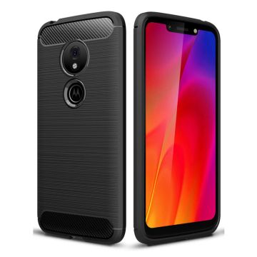 Carbon Flex Motorola Moto G7 Play kuoret - Musta