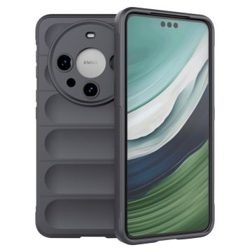 Pehmeä kahva muotoiltu kuori Huawei Mate 60 Pro - Tummanharmaa