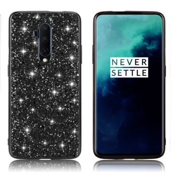 Glitter OnePlus 7T Pro kotelot - Musta