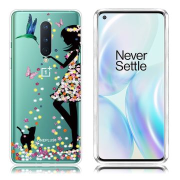 Deco OnePlus 8 kuoret - Kaunis tyttö