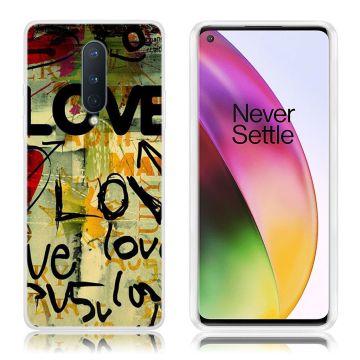 Deco OnePlus 8 kuoret - Rakkauskirjeitä