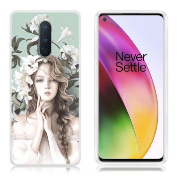 Deco OnePlus 8 kuoret - Kaunis tyttö