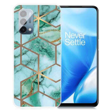 Marble OnePlus Nord N200 5G Suojakotelo - Emerald Cube Pattern