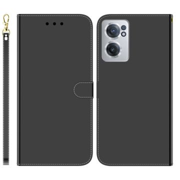 Mirror OnePlus Nord CE 2 5G flip case - Musta