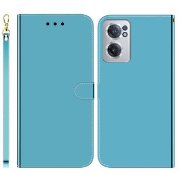 Mirror OnePlus Nord CE 2 5G flip case - Sininen