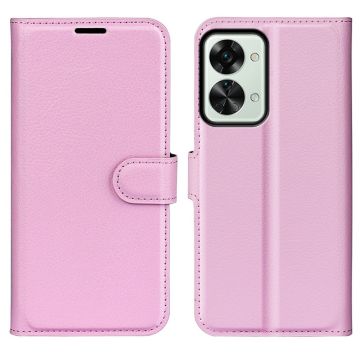 Classic OnePlus Nord 2T flip kuoret - Pinkki